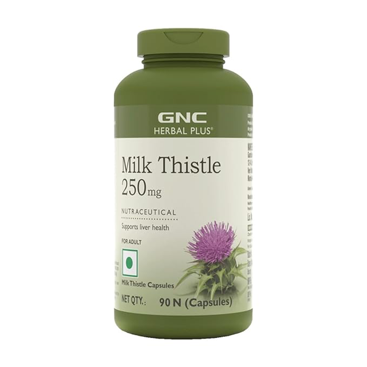 GNC Herbal Plus Milk Thistle 250 mg | 90 Capsule