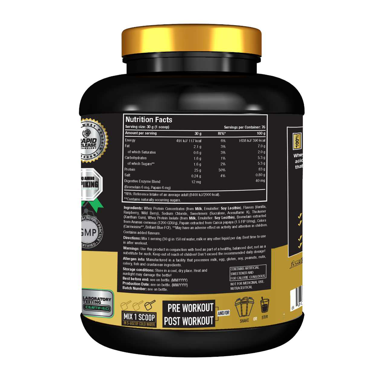 ONE SCIENCE NUTRITION WHEY PROTEIN | 5LBS |