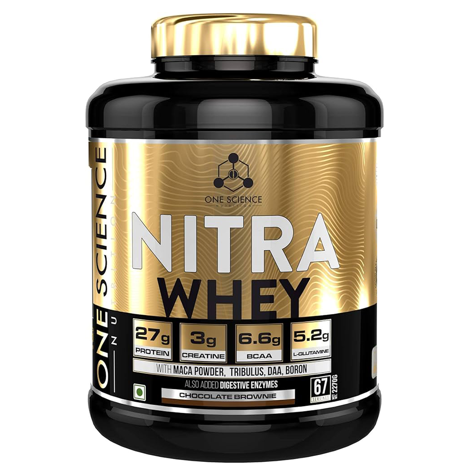 ONE SCIENCE NUTRITION NITRA WHEY PROTEIN 5LBS. Serving 67