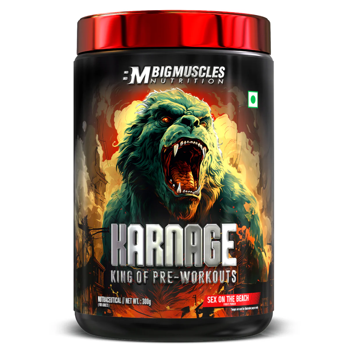 Nutrition Karnage Pre workout (Free T-shirt)