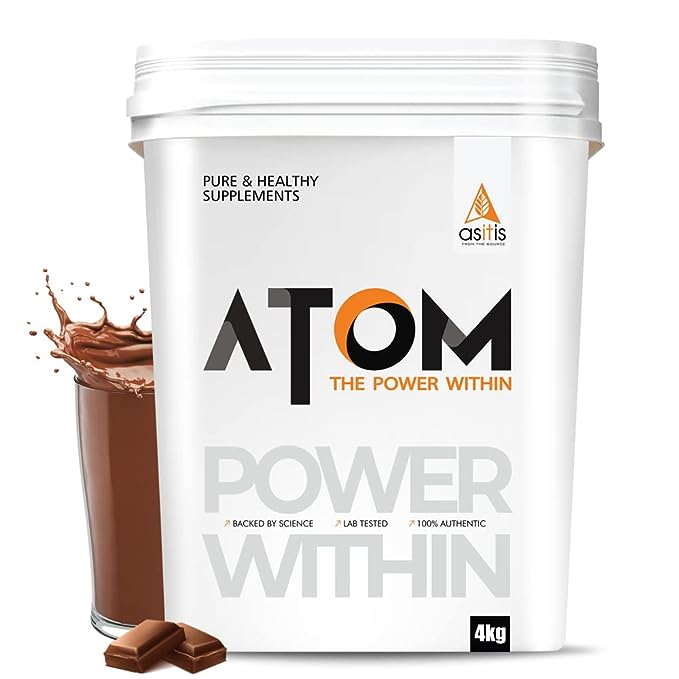 ASITIS ATOM 100% WHEY PROTEIN WITH ENZYMEBLEND  4kg