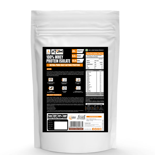 ASITIS ATOM 100% WHEY PROTEIN ISOLATE 1KG