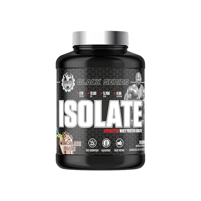 DEXTER JACKSON BLACK SERIES ISOLATE WHEY PROTEIN 5LBS 76 Serving