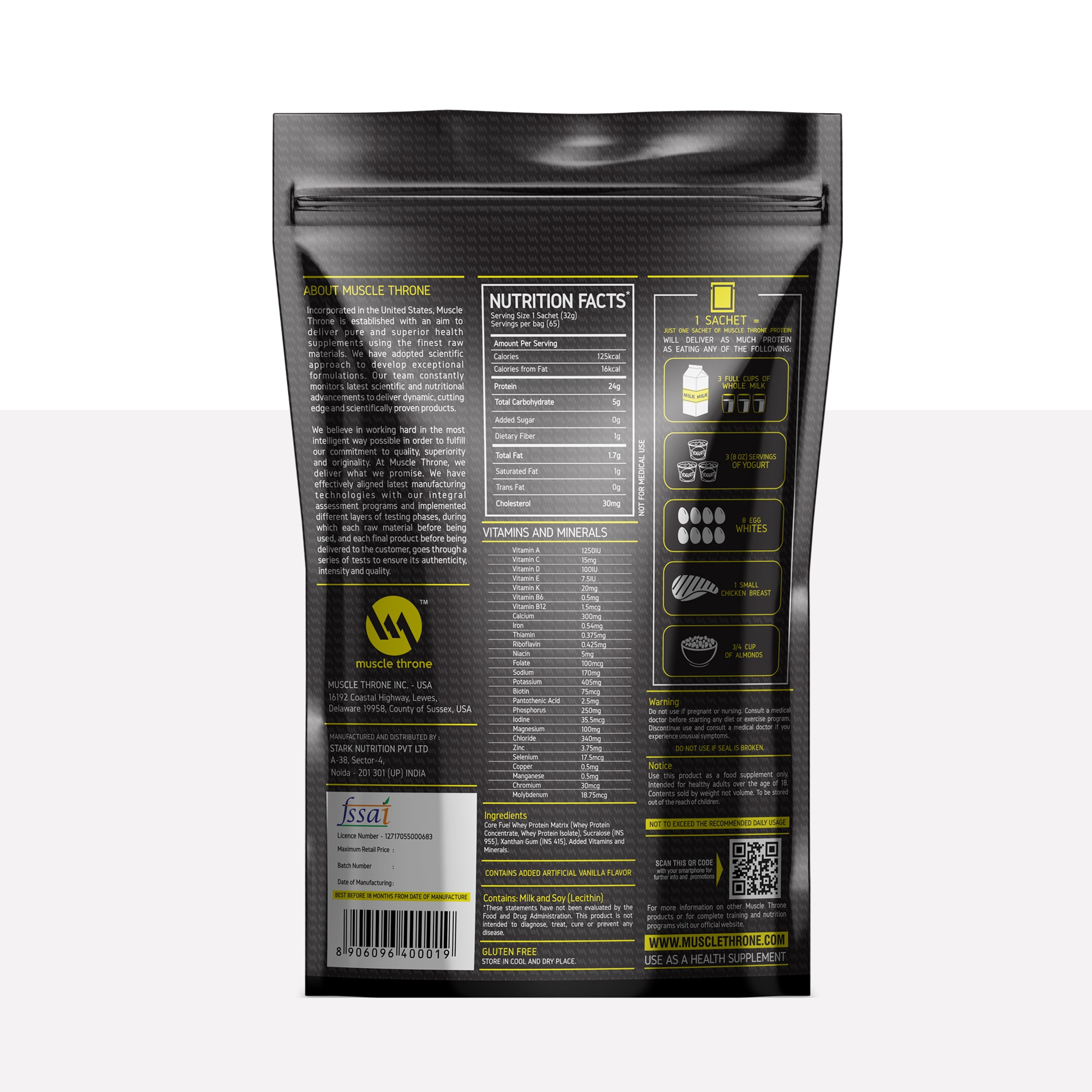 MUSCLETHRONE COREFUEL WHEY PROTEIN WITH SHAKER  2KG