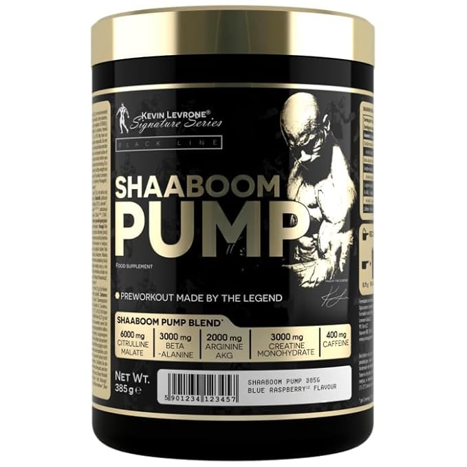 Kevin levrone Signature Series Shaboom Pump Pre Workout 385 gm 