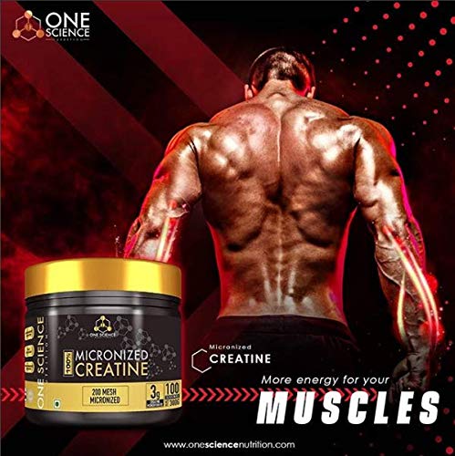 ONE SCIENCE NUTRITION (Osn) Micronized Creatine Monohydrate Powder Strength,Reduce Fatigue,100% Pure Creatine,Lean Muscle Building,Supports Muscle Growth