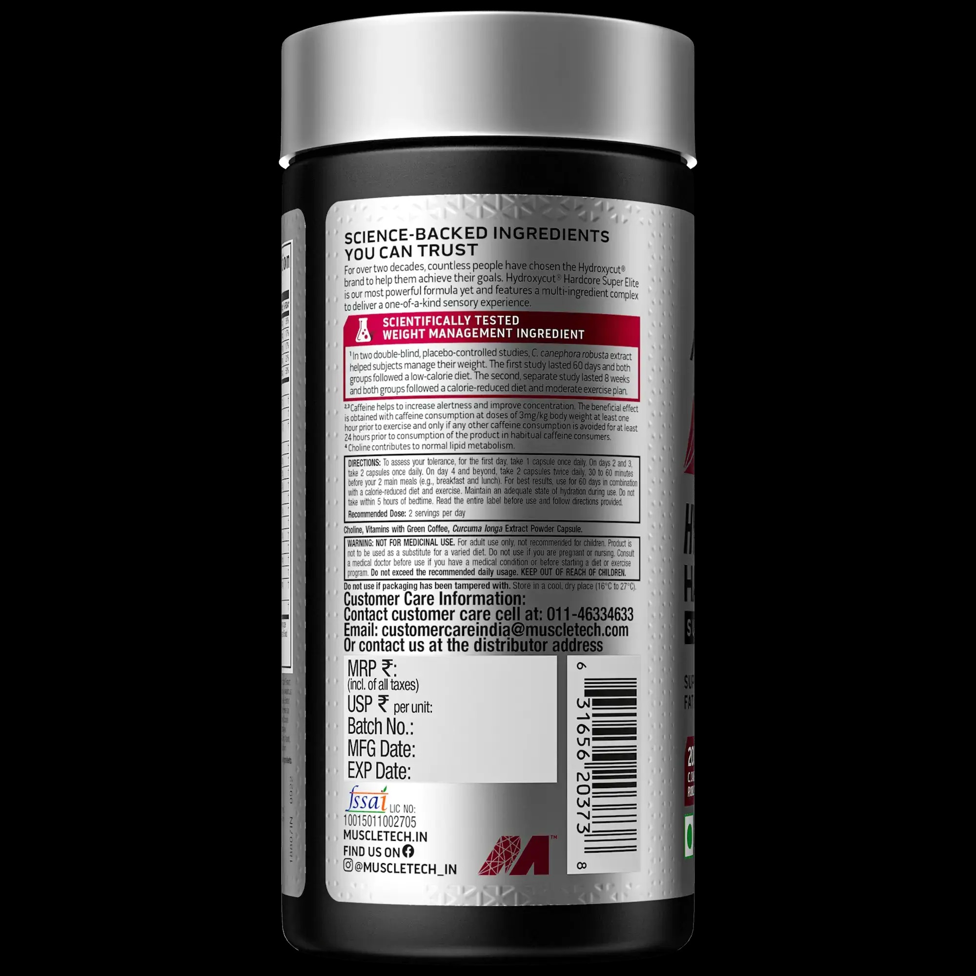 Muscletech Hydroxycut Hardcore Super Elite